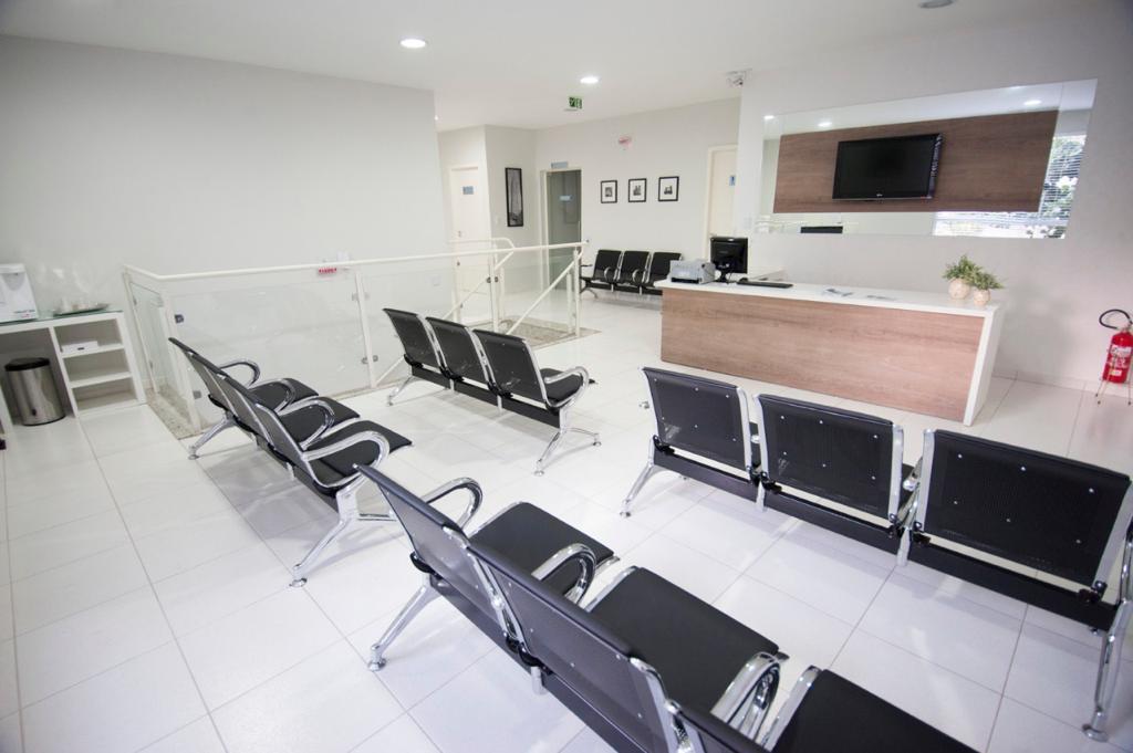 Recepção do Centro Médico do Bosque em Maringá